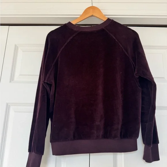 Perfectwhitetee Stella Velour Top. S - Picture 4 of 5